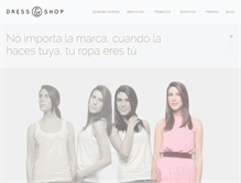 Tablet Screenshot of dressandshop.com